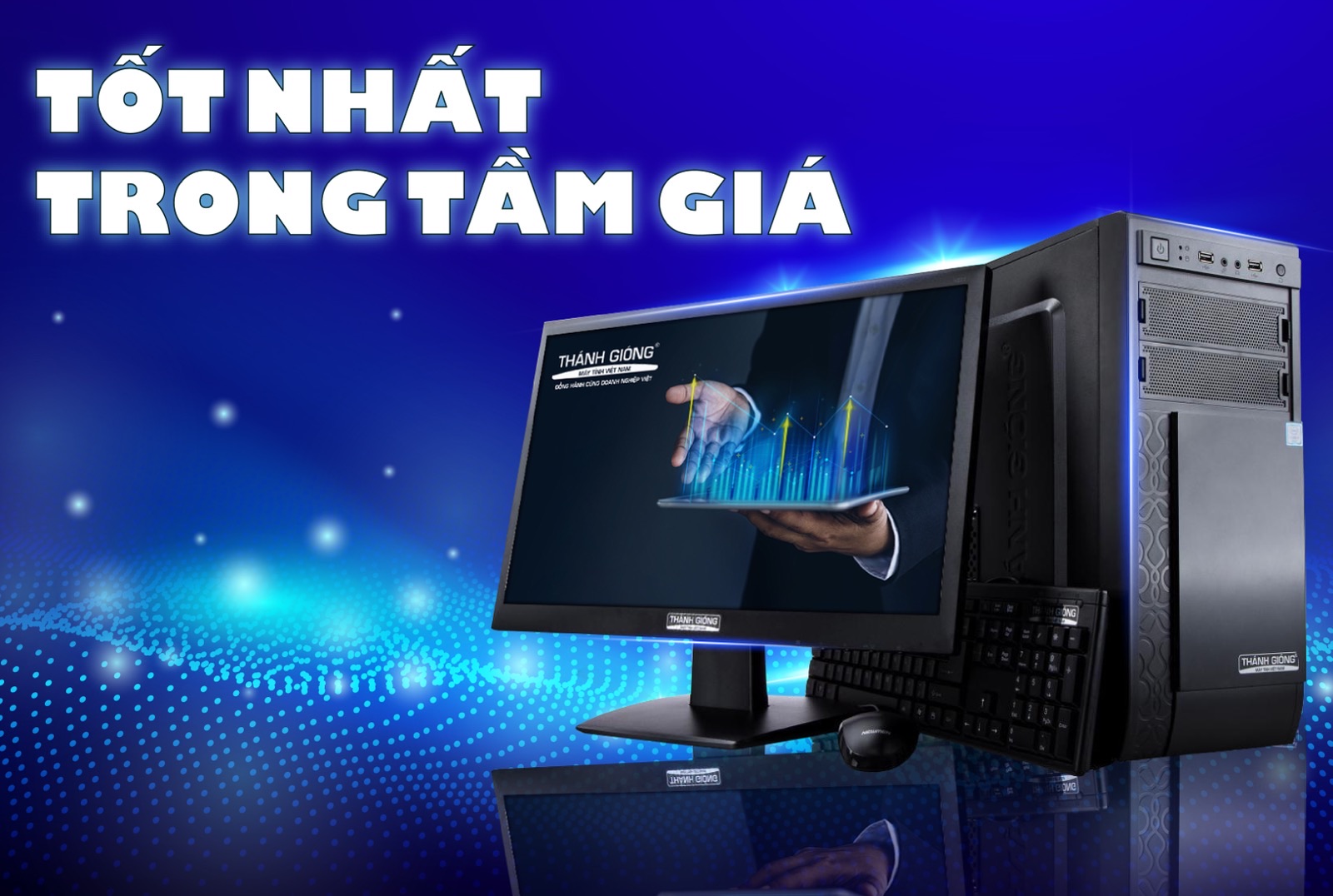 Bộ máy tính thương hiệu Việt Nam Model VN800, P/N: KC10R4S120M24