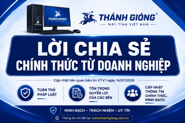 LỜI CHIA SẺ CỦA DOANH NGHIỆP về Bản tin thời sự VTV1 liên quan đến quyền tác giả đối với phần mềm máy tính phát ngày 14/07/2026 19:34